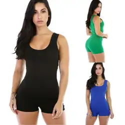 Новый Для женщин дамы комбинезон Клубная одежда комбинезон Bodycon Вечерние комбинезон пляжные брюки комбинезоны для Для женщин 2018 черный