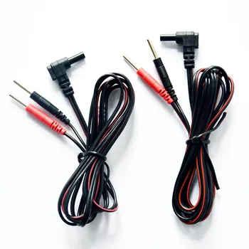 

145cm Electrode Tens Unit Lead Wires with Pin Tips Connectors 10 Pcs/Pack