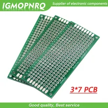 5 шт. 3x7 см 3 см x 7 см 3*7 двухсторонний Прототип PCB diy универсальная печатная плата