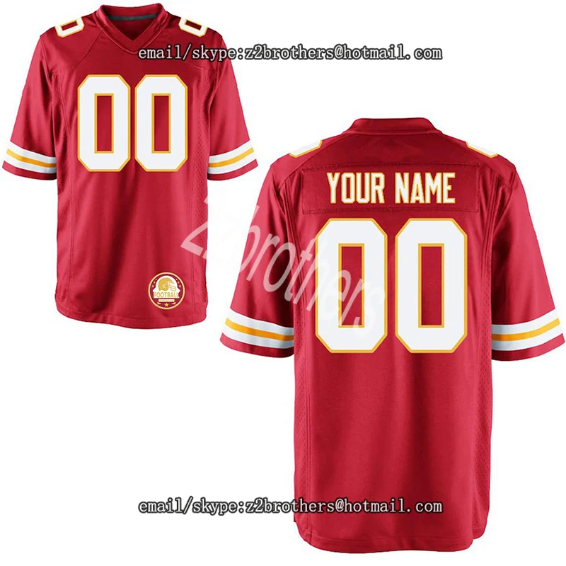 Custom Football Jersey Personalized Your Names Numbers Kansas