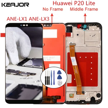 

For Huawei P20 Lite Lcd Screen Tested AAA Lcd display+Touch Screen Replacement with Frame For Huawei P20 Lite ANE-LX1 ANE-LX3