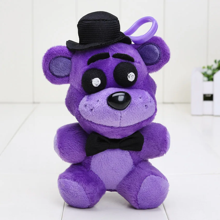 14 см fnaf плюшевый Five Nights At Freddy's Night Весенняя ловушка Funtime Фредди Чика мангл Фокси Бонни плюшевый брелок-Подвеска Игрушка - Цвет: purple freddy