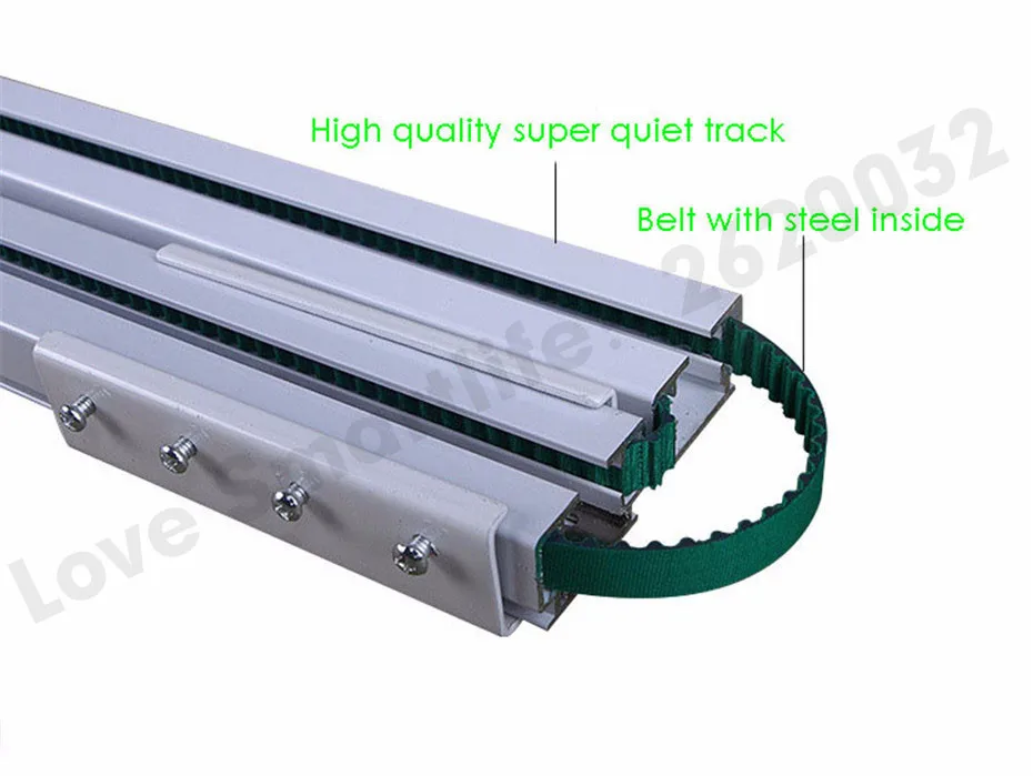 Super Silent Electric Curtain Track for Xiaomi Aqara B1 Motor,Mi Home App Control,Mijia Automatic Curtain Rail System,Customized-12