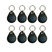 13,56 mh, z IC чип тег FM1108 RFID Близость брелок черный смарт-карты метки 20 штук в партии