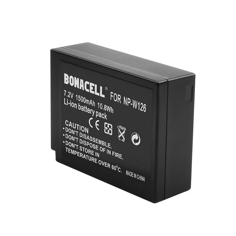 Bonacell 1.5Ah NP W126 NP-W126 NP-W126S Батарея Зарядное устройство для ЖК-дисплея с подсветкой Fujifilm X-M1 X-A1 X-T1 X100F X-T2 X-A10 X-E2S X-T20 HS30EXR X-Pro2