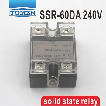 

60DA SSR Control 3-32V DC output 12~240VAC single phase AC solid state relay