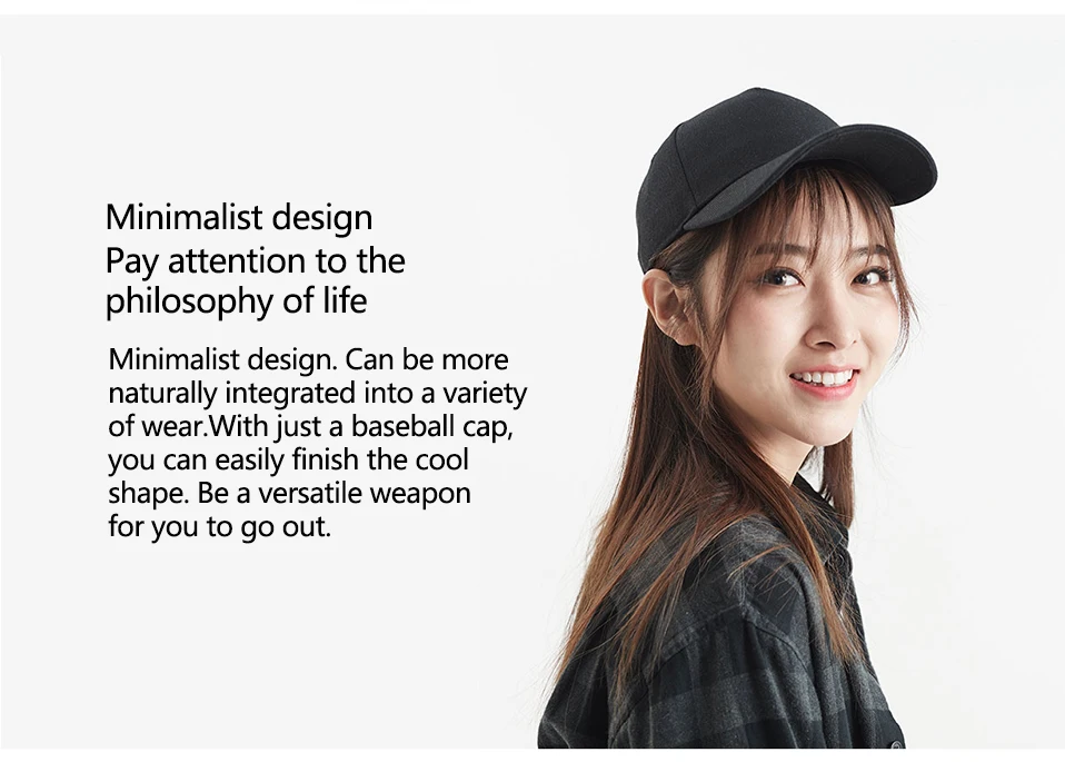 Original Xiaomi Mi Baseball Cap Unisex Popular Design Sweat Absorption Reflective Adjustable Snapback Hip Hop For Men and Women3