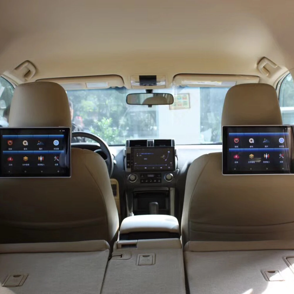 Android Headrest With Screens For Car Head Restraints Monitor For