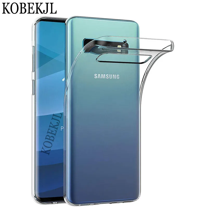 Чехол для Samsung S10 Plus чехол Galaxy Мягкая силиконовая задняя крышка из ТПУ телефона S 10