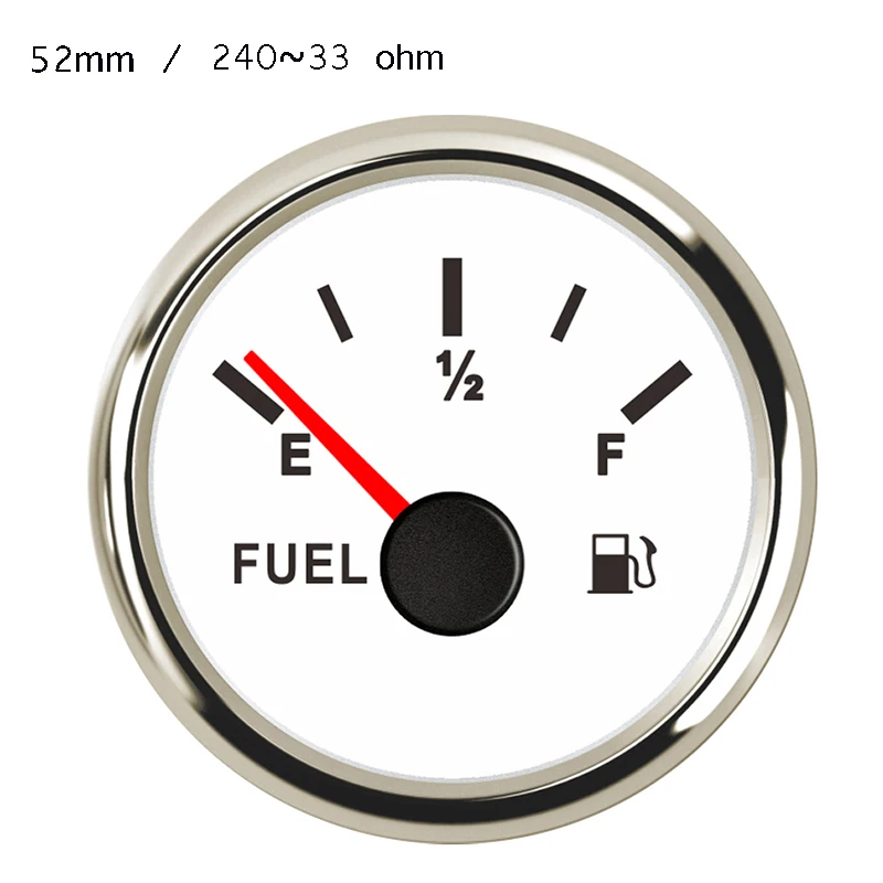 Универсальный УФ-фильтр 52 мм с лодка измеритель уровня топлива 240-33ohm манометром fit автомобиля мотоцикла лодка с Подсветка 12 V/24 V