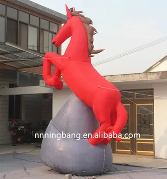 

Free shipping hot sale 5m high giant inflatable horse for event decoration