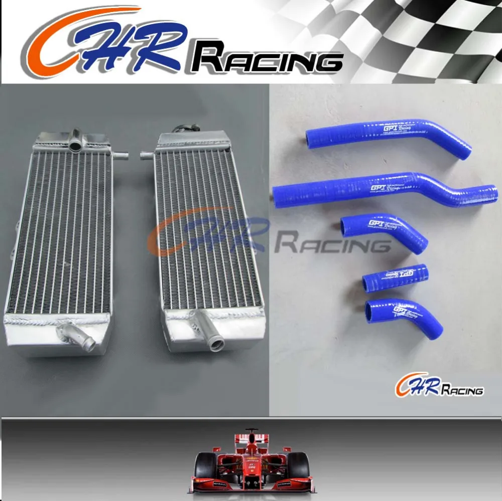 

for Yamaha YZF250 YZ250F 06 2006 YZF 250 Aluminum Radiator & Silicone Radiator Hose BLUE