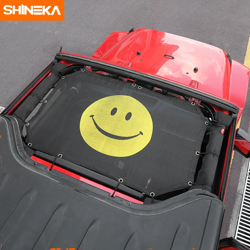 Сетка от солнца SHINEKA Top для Jeep Wrangler JK 2 защита УФ лучей на крышу автомобильные