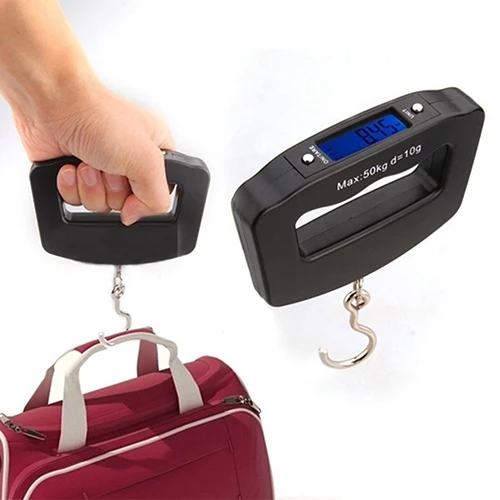 

Pocket 50Kg/10g LCD Digital Hanging Hook Weight Useful Electronic Scale