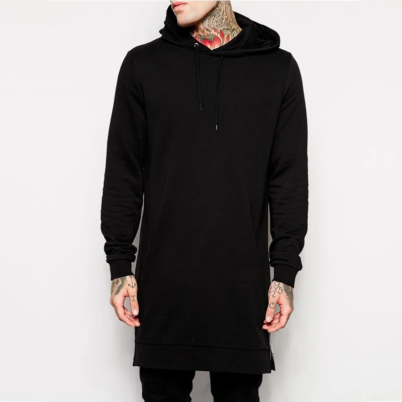 

2018 casual long men Hooded Hoodies Sweatshirts