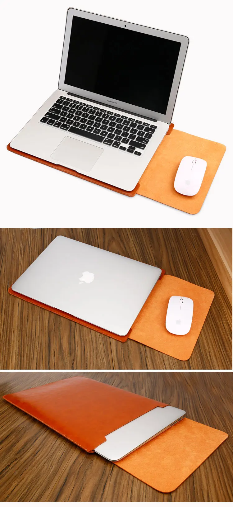 Slim Coque For Macbook Air 13 Pro 13 Laptop Cover Patent Leather Pouch For Macbook Pro 13 15 2017 2018 A1989 A1990 Sleeve Cover (7)