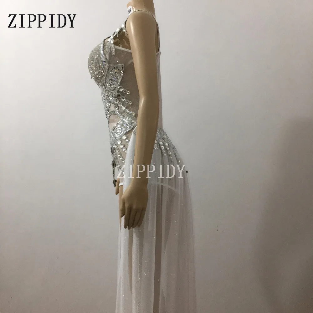 Боди женское с блестящими кристаллами 3 цвета|rhinestone costume|female singerstage wear |