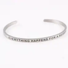 316L гравированный из нержавеющей стали все происходит по причине великолепное предложение манжета браслет с мантрой браслет для женщин мужчин