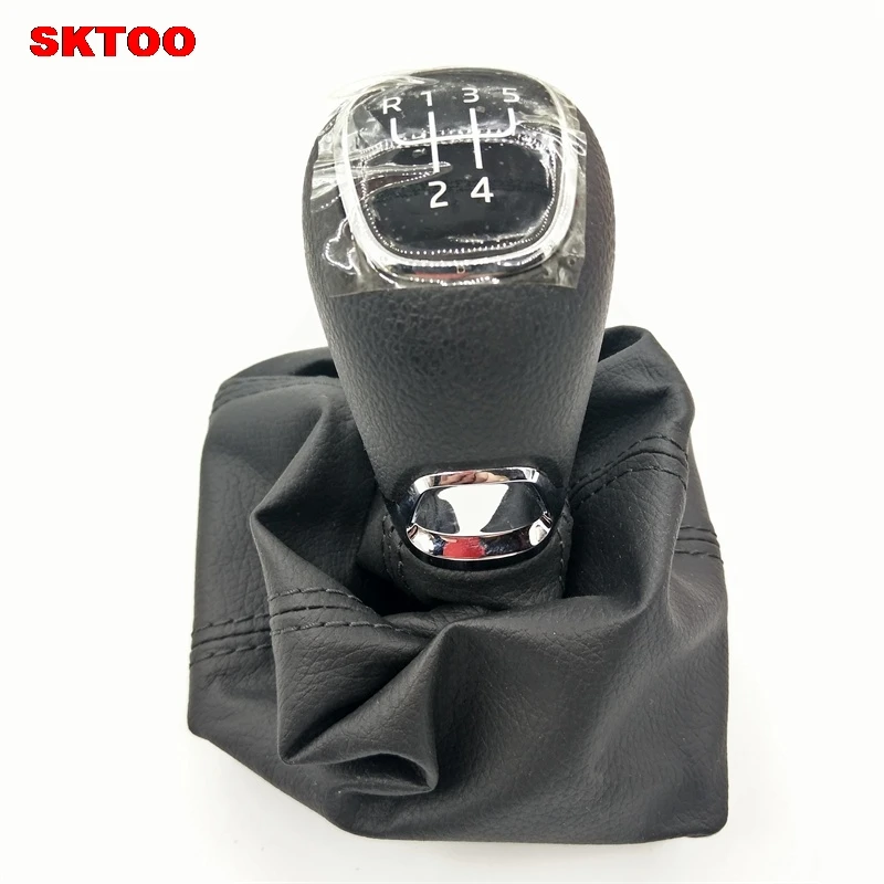 SKTOO 5 скорость ручка переключения рулевого механизма автомобиля палка рычаг Gaitor крышка загрузки для Skoda- Octavia