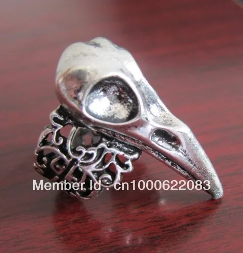 Модное кольцо Regalrock в виде птицы с черепом|bird skull ring|skull ringfashion rings |
