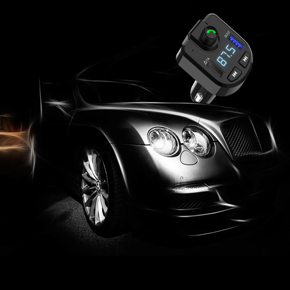 1 шт. FM передатчик Беспроводной bluetooth MP3 плеер Поддержка TF USB Disk автомобильный 3.1A Dual USB Зарядное устройство для iPhone gps FM модулятор