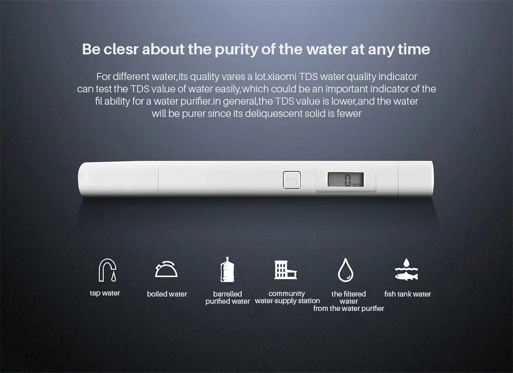 xiaomi mi tds meter 7