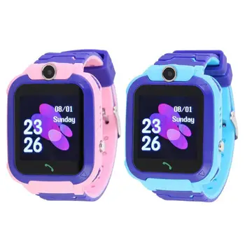 

Q12 Kids 1.44 Inch Smart Phone Watch IP67 Waterproof Dial Call Voice Chat Smartwatch Support SIM/TF Card Smartwatch Powder/blue