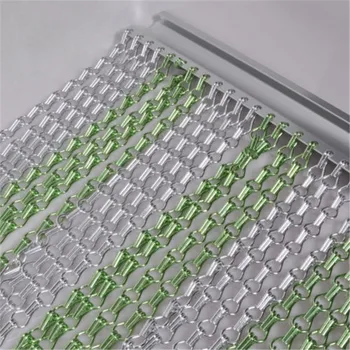 

Fancy and Brilliant Double Hooks Aluminium Chain Curtain / Chain Fly Screen