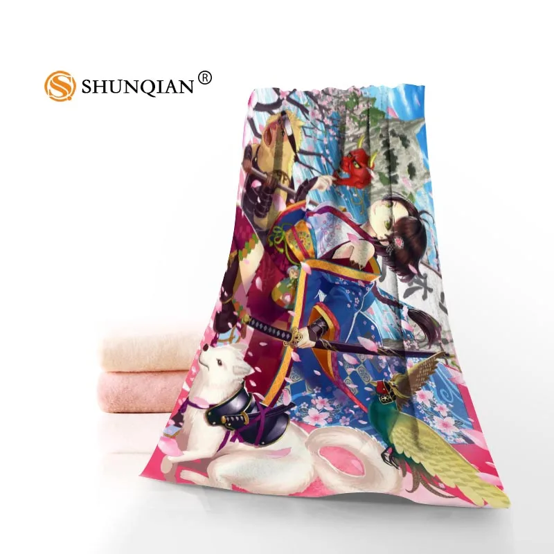 New Custom Animation kimono Towel Printed Cotton Face/Bath Towels Microfiber Fabric For Kids Men Women Shower Towels - Цвет: Towel