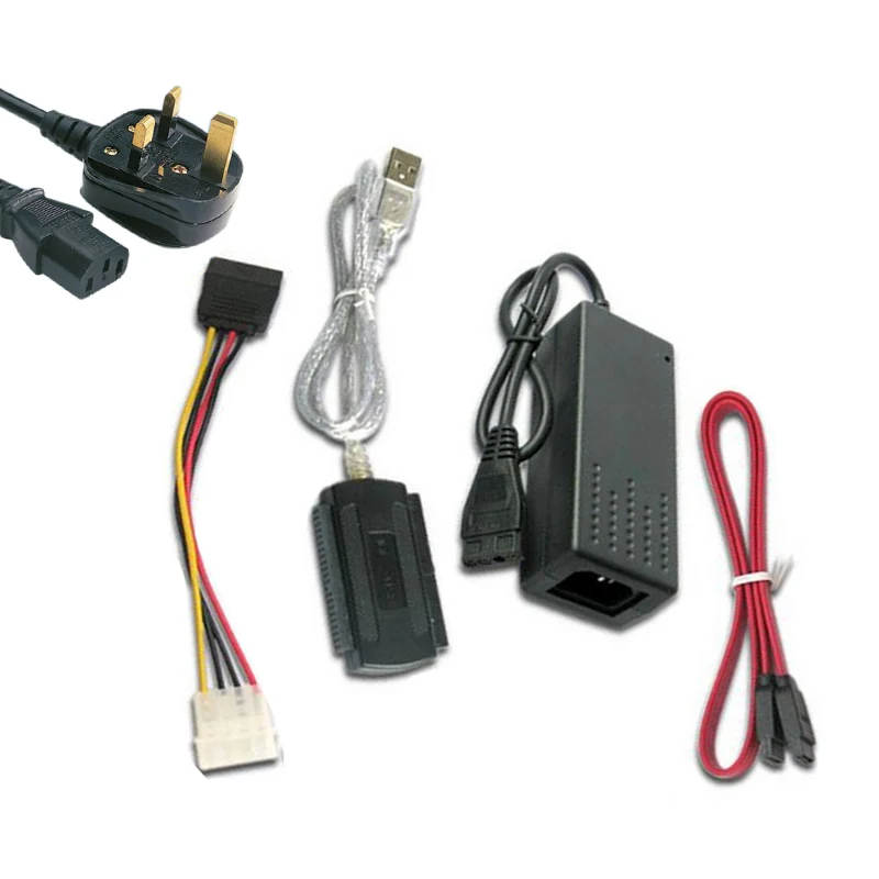 

USB 2.0 to IDE SATA S-ATA 2.5 3.5 Hard Drive HD HDD Converter Adapter Cable SD998