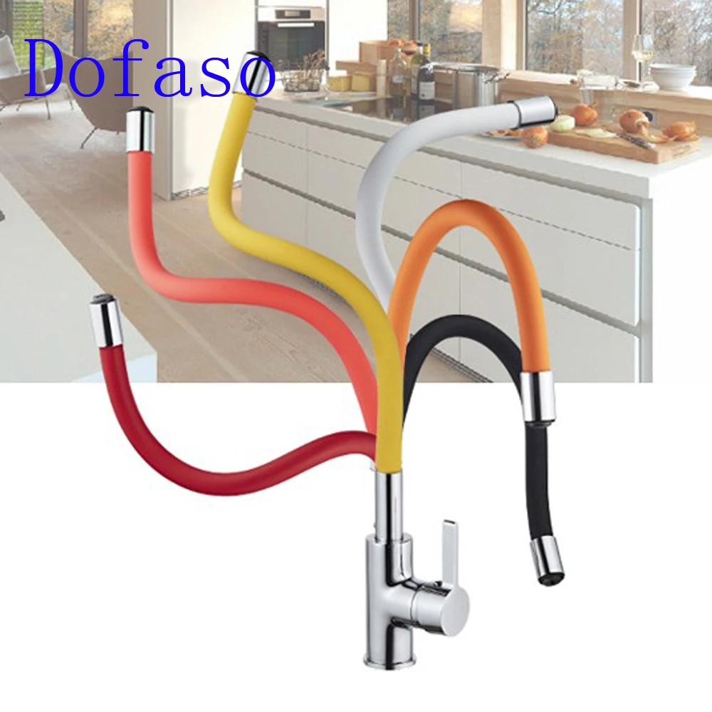 Dofaso 360 rotate swivel faucet nozzle brass torneira flexible kitchen