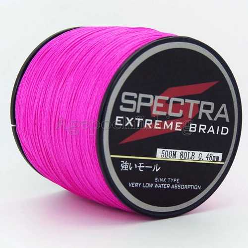 Free Shipping! Super Strong 4 Strands 500M 80LB Brand Braided Fishing