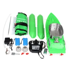 Blueskysea Updated T10 Fishing Bait Boat RC lure fish boat 8hours/9600MAH RC Anti Grass Wind Remote Control+9600mAh Battery