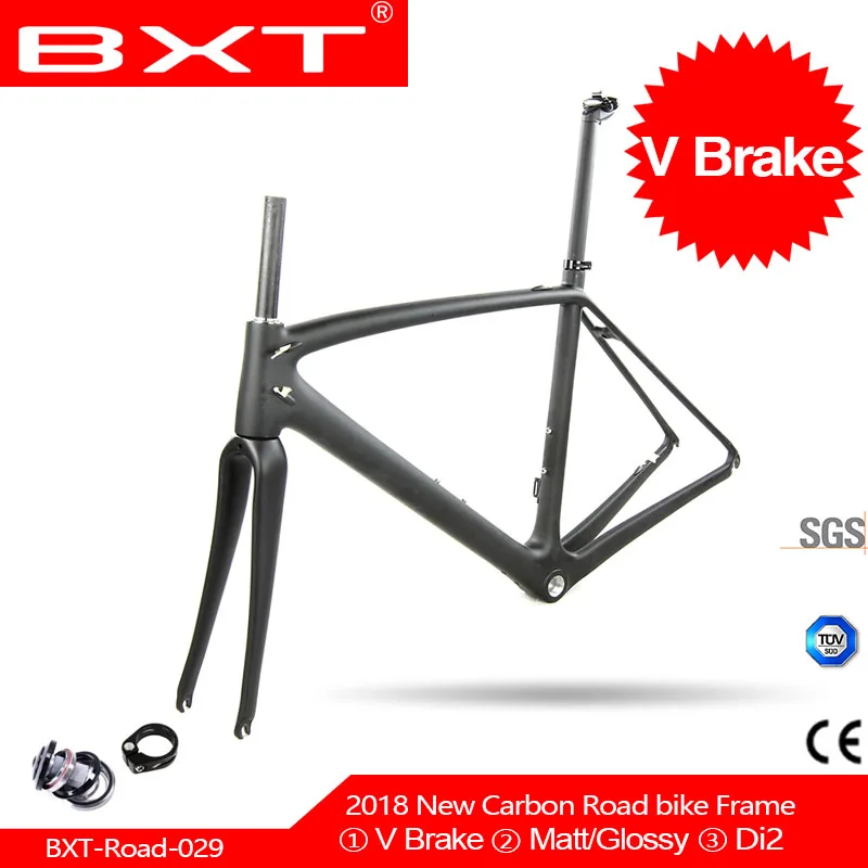 

T800 carbon road bike frame BXT cycling frameset/ fork/seatpost/headset 700C*23c road frame 49/52/54/56/58cm matt/glossy frames