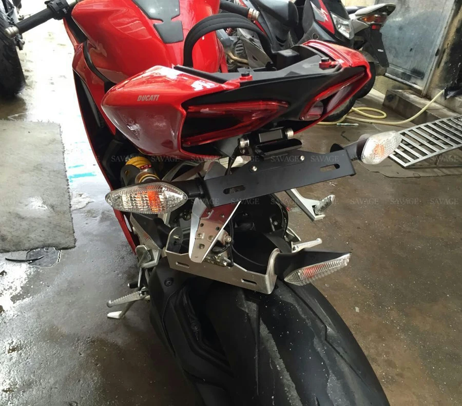Support de plaque d/'immatriculation DUCATI PANIGALE 899 959 1199 Réglable Adjustable Tail Tidy