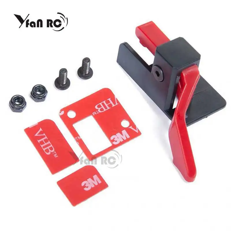 Yfan RC TRX4 простой Запуск триггера ESC выключатель питания кронштейн передачи для DIY |