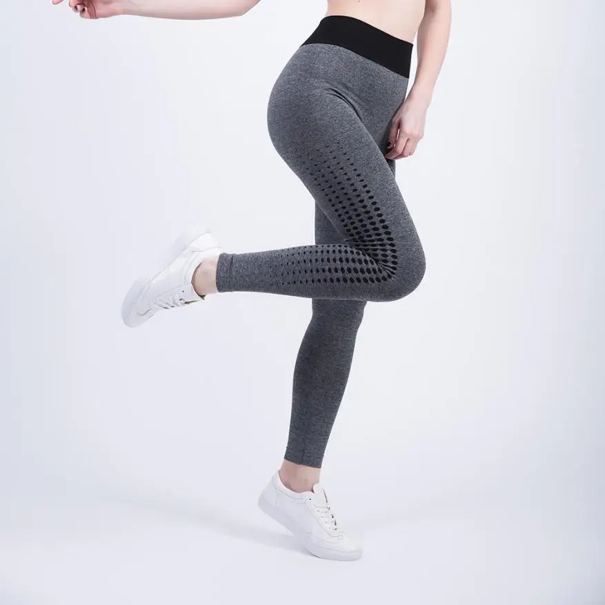 

Hot Women Gym Yoga Patchwork Sports Running Fitness Leggings Pants Athletic Trouser Sportswear Spodnie Damskie