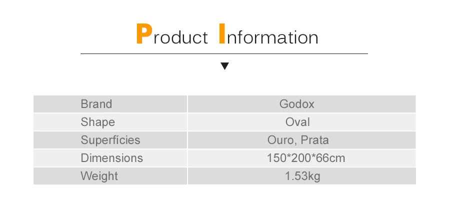 Godox 2 в 1 150x200 см портативный Овальный многодисковый отражатель, складной для фотографии студийной фото камеры рассеиватель освещения отражатель