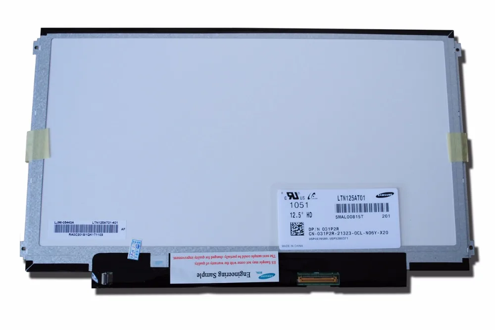 New LED Laptop screen LTN125AT01 LP125WH2 B125XW01 V.0 for lenovo E6200