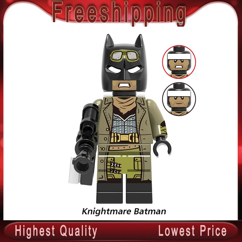 

Super Heros Batman Harley Quinn Poison Ivy John Constantine diy model action figure Building Blocks Child Gifts Toys XH1118