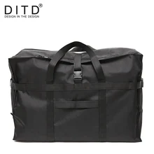 DITD 2019 High Quality Fashion WaterProof Travel Bag Large Capacity Bag Women Nylon Foldable Bags Unisex Luggage Travel Handbags