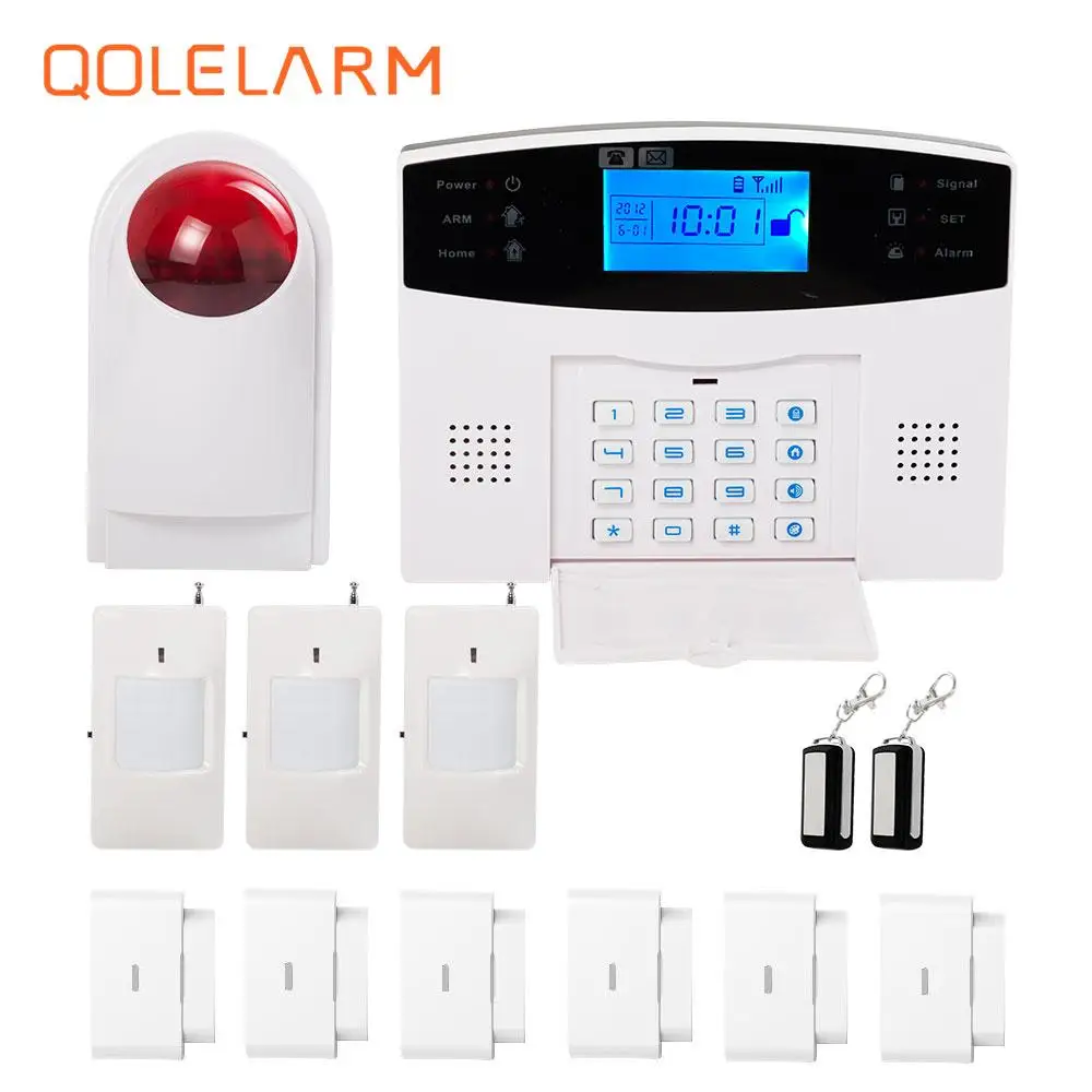 433MHz wireless Polish/Spanish/French voice home alarm system anti theft security sms gsm alarm system with wireless siren 433MHz wireless Polish/Spanish/French voice home alarm system anti theft security sms gsm alarm system with wireless siren