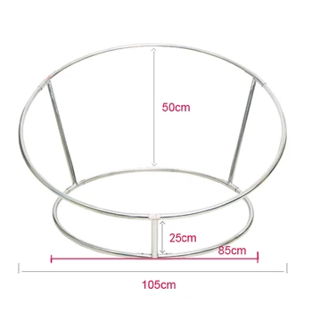 

beanbag Posing Steel Frame Sofa Bebe Accessoires Photography Posing Nest Round Shelf + 6pcs Clips Newborn Photography Props