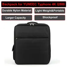 Free shipping! Nylon Shoulder Bag Backpack Carrying Case For YUNEEC Typhoon 4K Q500 RC Drone