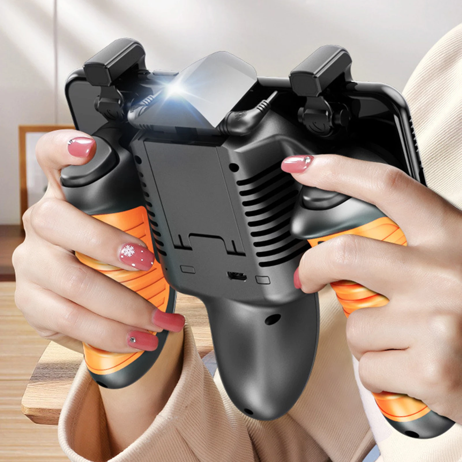 Игровой контроллер для PUBG джойстик с охлаждающим вентилятором Android/ IOS|Геймпады| |
