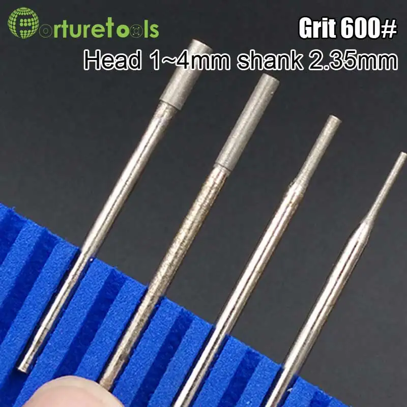 50pcs cylinder diamond mounted point Jade carving tools,jade polished