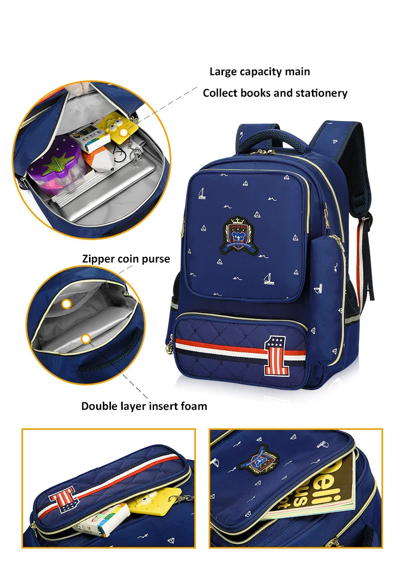 Британский стиль рюкзак школьный Высокое качество Модный повседневный тренд нейлоновые непромокаемые школьные сумки для подростков