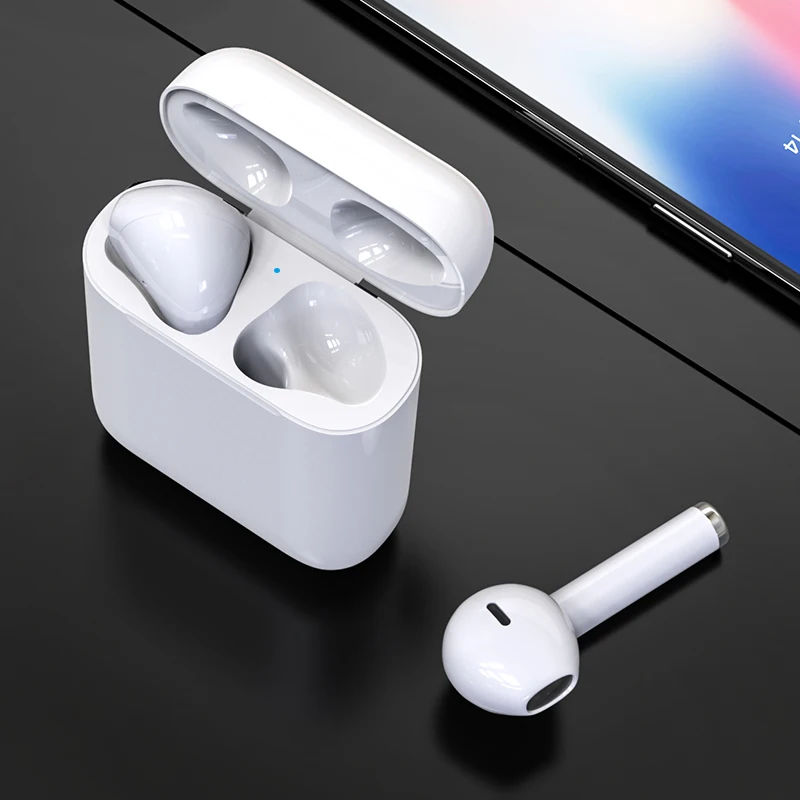 Беспроводной зарядный чехол для AirPods 450 мАч Qi беспроводной зарядный чехол приемник для Apple гарнитура для AirPods беспроводной чехол