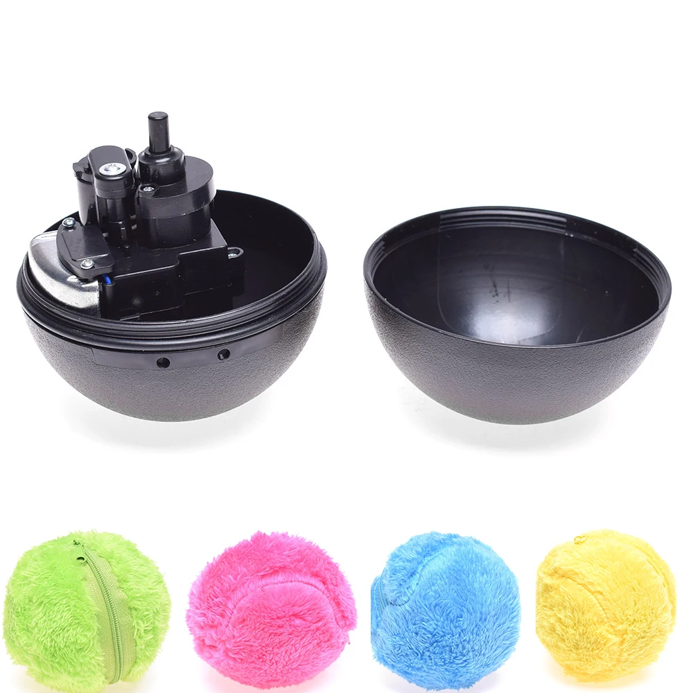 

1 Set Automatic Rolling Vacuum Floor Sweeping Robot Cleaner Microfiber Cleaning Ball Tools with 4Pcs Colorful Cleaning Covers