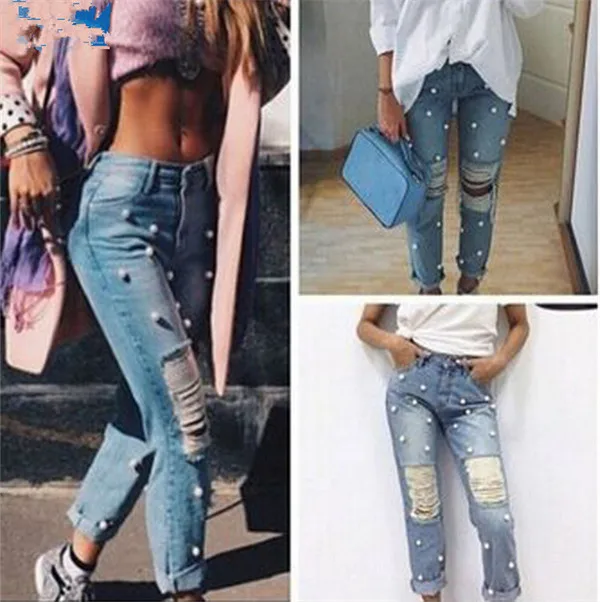 Popular Beaded Jeans-Buy Cheap Beaded Jeans lots from